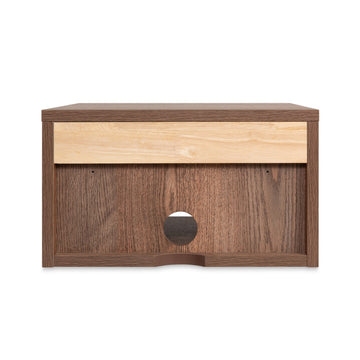 Ettore 15.71" Mid-Century Modern Floating Wall Mounted Nightstand with Soft-Close Drawer and Cable Hole - JONATHAN Y